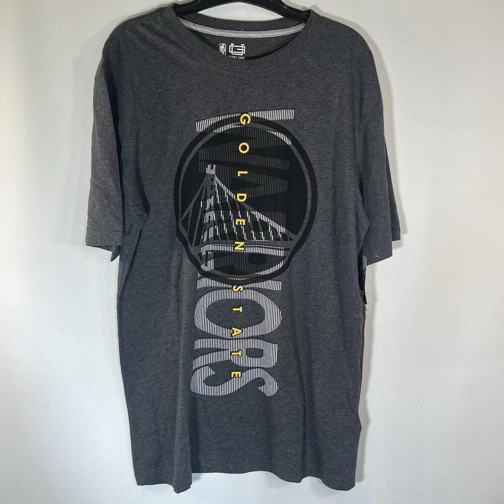 Nba Golden State Warriors Basketball T-Shirt Ultra Game Mens Large Gray